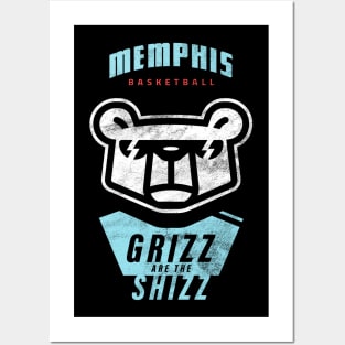 The Grizz are the Shizz, Memphis Basketball fan Posters and Art